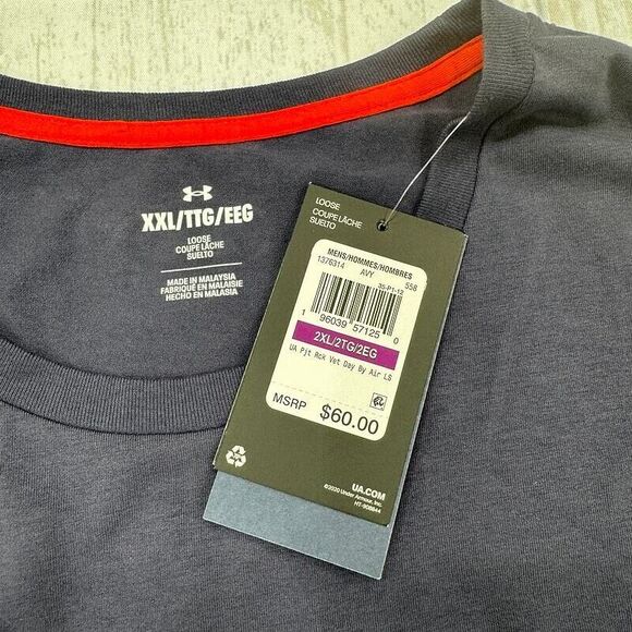 NWT UA Project Rock Veterans Day United By Air T Shirt 2XL Under Armour Military - Picture 12 of 12